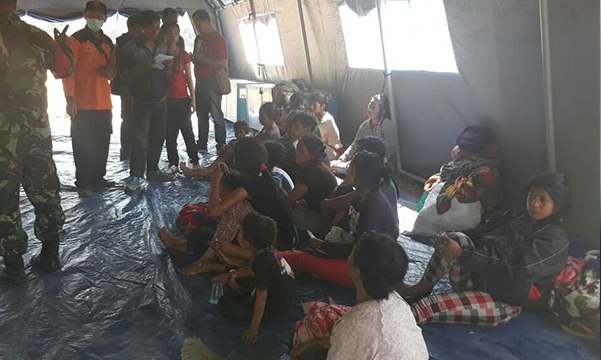 BNPB: 1.259 Warga Mengungsi Siaga Gunung Agung