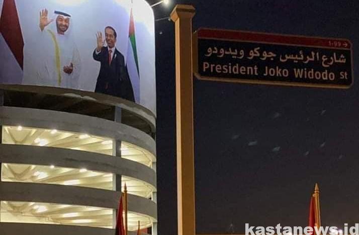 Nama Presiden Joko Widodo Dijadikan Nama Jalan di Uni Emirat Arab