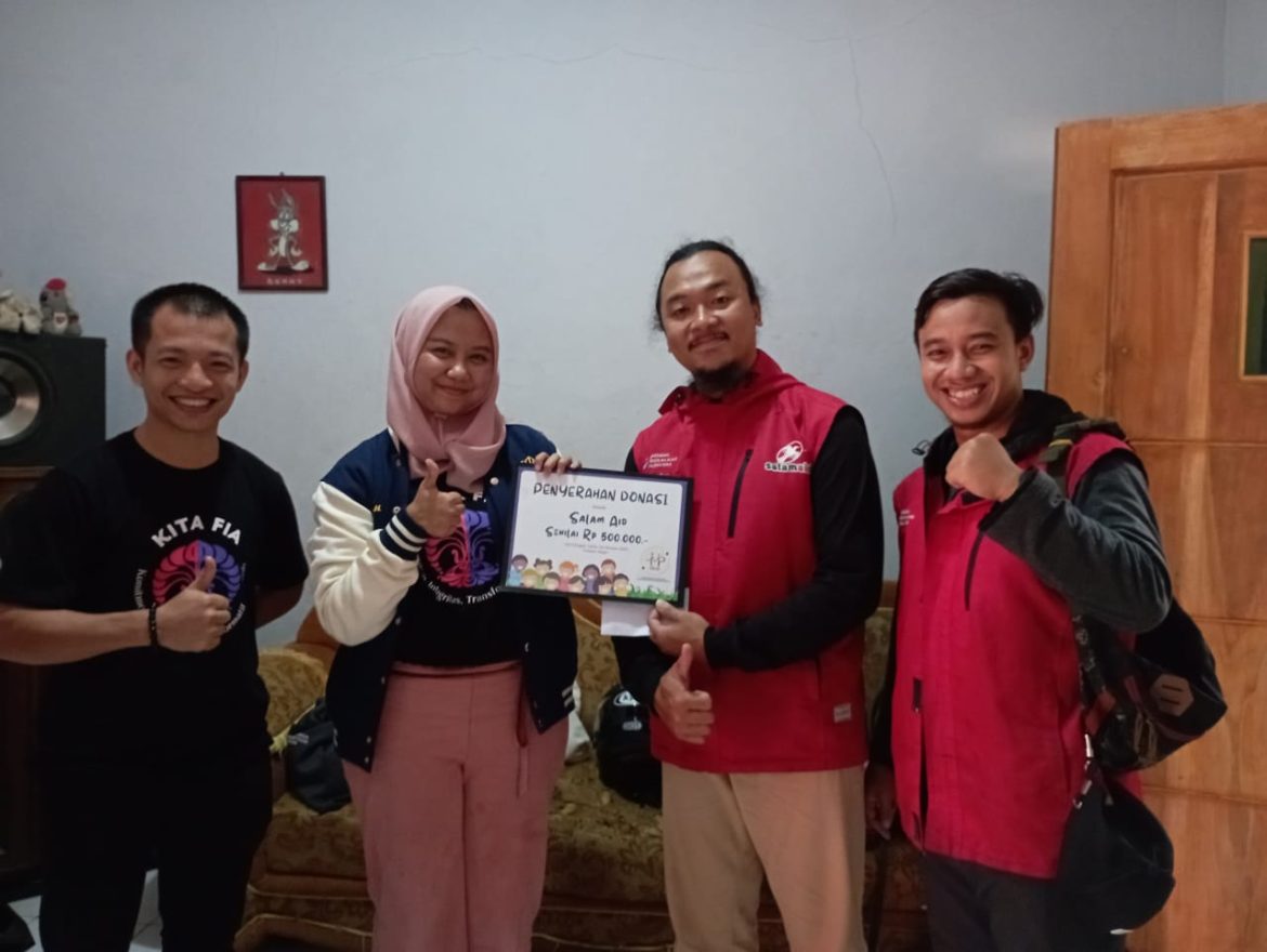 Mahasiswa UI dan SalamAid Bogor Bareng dalam Program Pick-Up Literasi