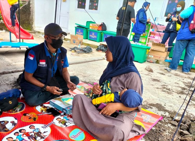 BRND Sisir Wilayah Cianjur yang Belum Tersentuh Bantuan