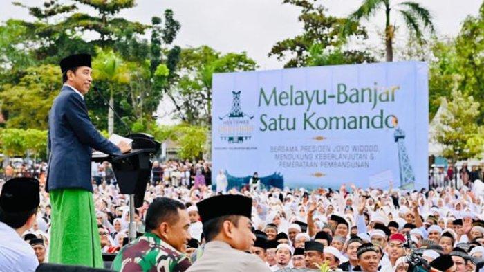 Jokowi Harap Masyarakat Melayu-Banjar Aktif Bangunan IKN