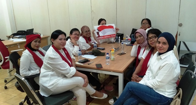 Satu Tekad di TKRP, Bunda Merah Putih Semangat Menangkan Ganjar di Pilpres 2024