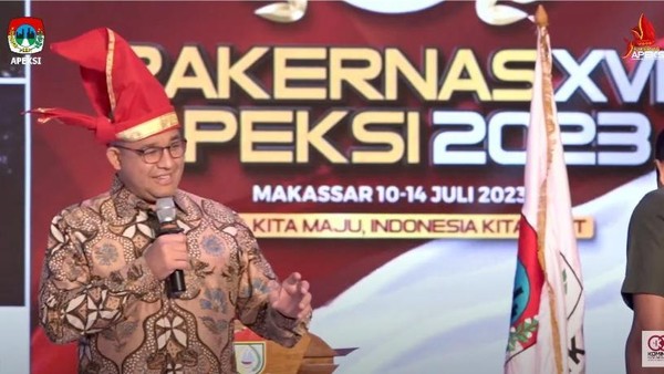 Anies Paparkan Sejumlah Gagasan pada Rakernas Apeksi XVI di Makassar