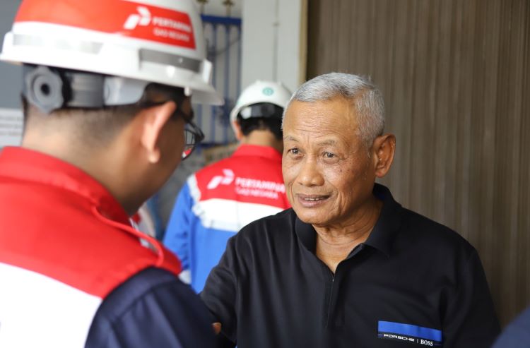 Mbah Bardi Ajak Warga Gunakan Gas Bumi PGN