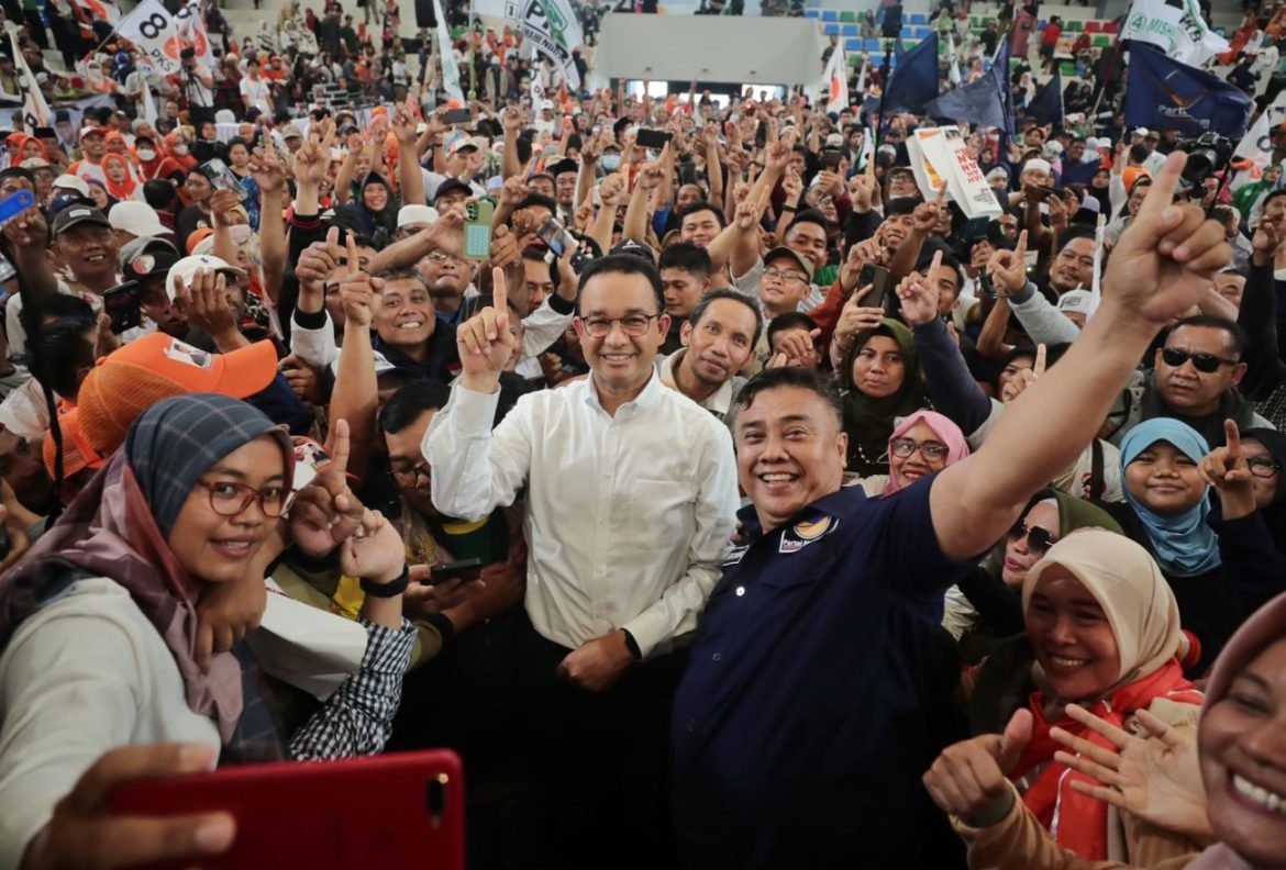 Anies Ajak Ribuan Pendukungnya se-Tangerang Raya Menangkan AMIN dan Partai Pengusung