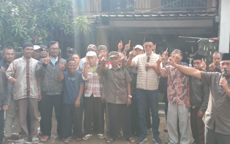 Sapa Ratusan Warga Bumisari, Ayep Zaki Ajak Menata Kebaikan di Sukabumi