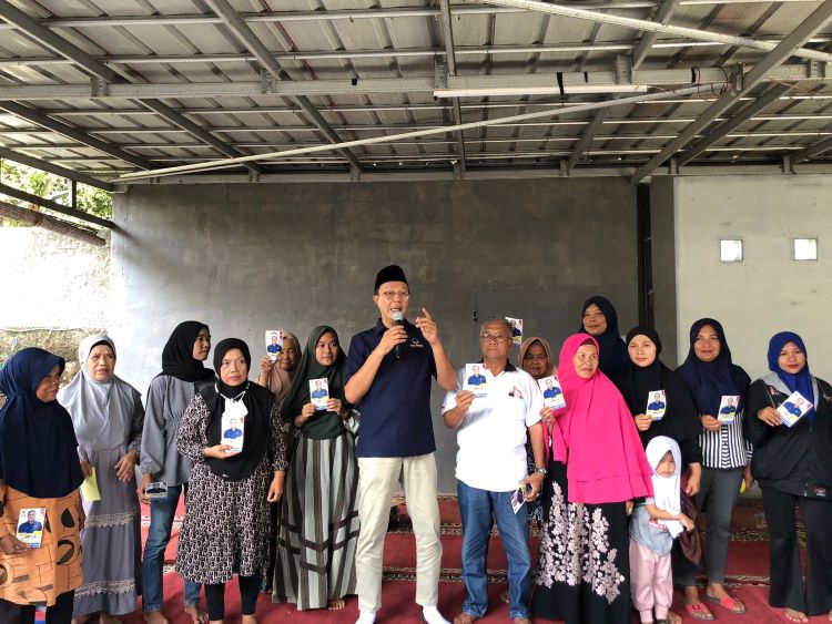 Caleg DPR RI NasDem Ayep Zaki Resmikan Jalan Kampung Purwasari