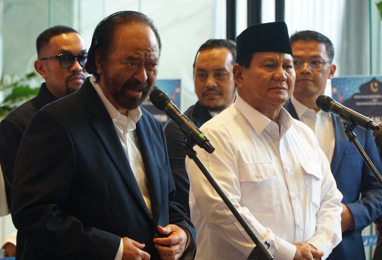 Surya Paloh Terima Kunjungan Presiden Terpilih Prabowo Subianto