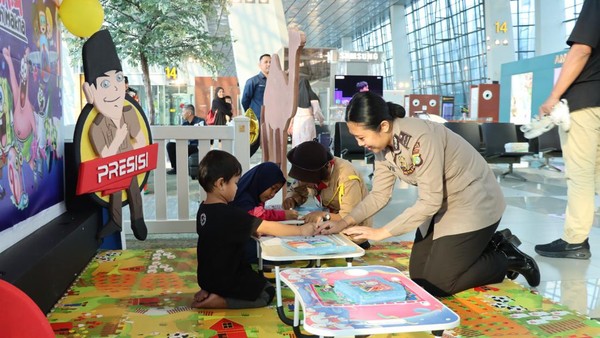 Kompolnas Apresiasi Pos Ramah Ibu Anak Ramadan Presisi di Bandara Soekarno-Hatta
