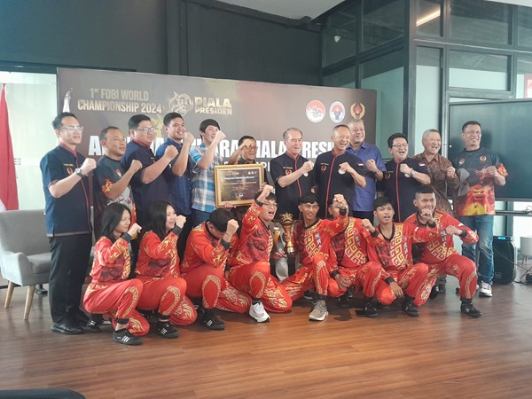 Edy Kusuma Apresiasi Prestasi di First FOBI World Lion and Dragon Dance Championship 2024