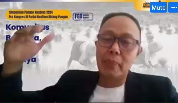 Ayep Zaki Inspirasi RUMPANAS di FGD Pra-Kongres Partai NasDem Bidang Pangan