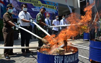 Pemusanahan 10 Juta Rokok Ilegal Selamatkan Kerugian Negara Rp9,7 Miliar