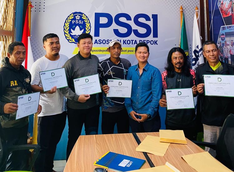 PSSI Depok Lahirkan Pelatih-Pelatih Baru Berlisensi D