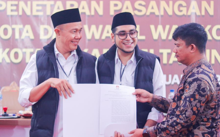 KPU Pastikan Pasangan Ayep Zaki-Bobby Maulana Wali Kota dan Wakil Wali Kota Terpilih