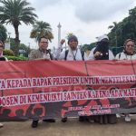 ASN Dosen Demo di Monas Tuntut Pembayaran Tukin