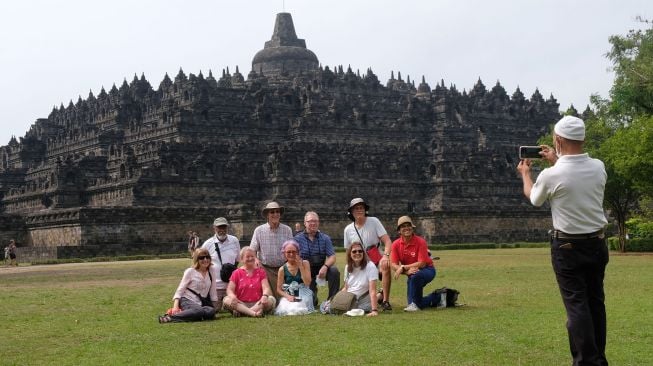 Fasilitas di Candi Borobudur Ditambah untuk Presiden Prancis