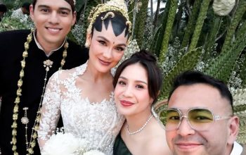 Harga Gaun Nagita saat Kondangan Luna Maya dan Maxime Ternyata Setara Motor Matic