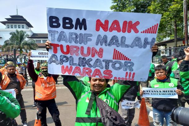 Ojol Desak Tata Kelola Transportasi Hingga Penyesuaian Tarif