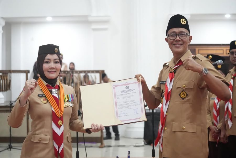 Wali Kota Sukabumi Ayep Zaki Kukuhkan Semangat Pramuka sebagai Wadah Pembinaan Generasi Muda