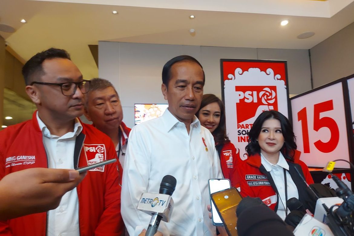 Jokowi Kembali Bicara soal Maju di Bursa Caketum PSI