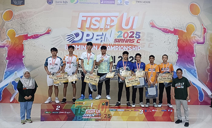 Raih Tiga Gelar Jaya Raya Juara Umum FISIP UI Open 2025