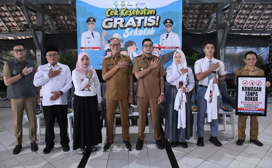 Ayep Zaki Lakukan Kick Off Cek Kesehatan Gratis untuk Siswa di Kota Sukabumi