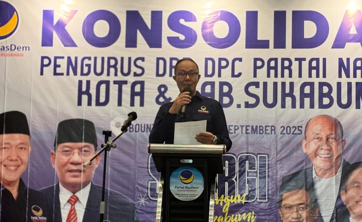 Ayep Zaki Tawarkan Rumah NasDem sebagai Penguatan Basis Perjuangan Di Sukabumi