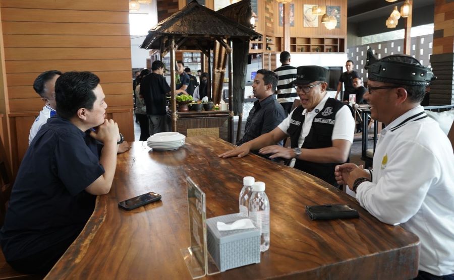 Ayep Zaki Lobi Menpora Erick Thohir Bahas Strategi Peningkatan Prestasi Olahraga Kota Sukabumi