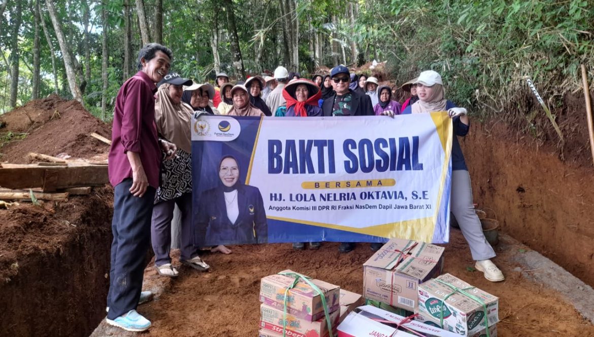 Komitmen Lola Oktavia Bangun Infrastruktur Desa di Malangbong Garut