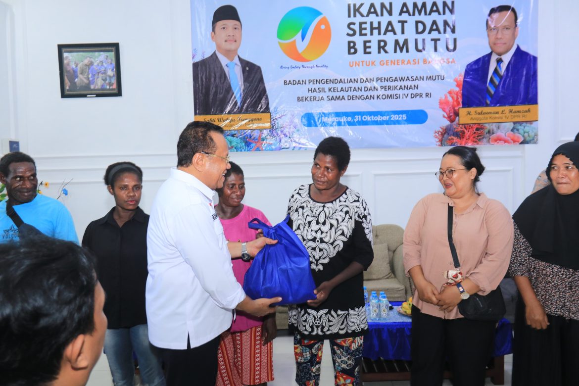 Sulaeman L Hamzah Bangun Kesadaran Masyarakat tentang Mutu dan Keamanan Hasil Perikanan Di Merauke