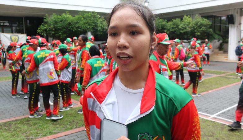 Tumbangkan Laos, Leica Petik Emas Lewat Nomor Kumite