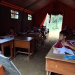 Tenda Darurat Jadi Kelas Pendukung Proses Pembelajaran bagi Korban Bencana