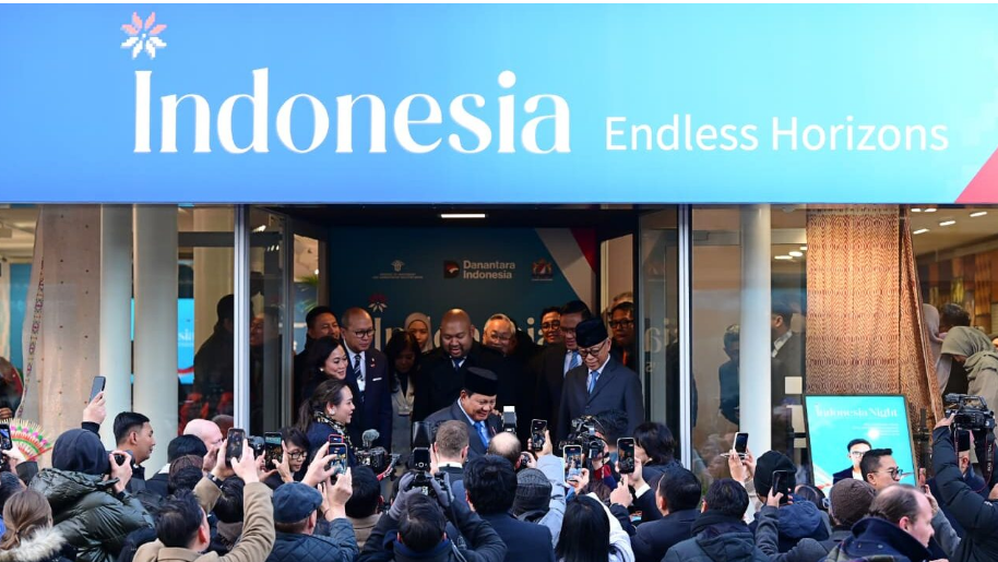 Prabowo Sambangi Paviliun Indonesia, Perkuat Diplomasi Investasi