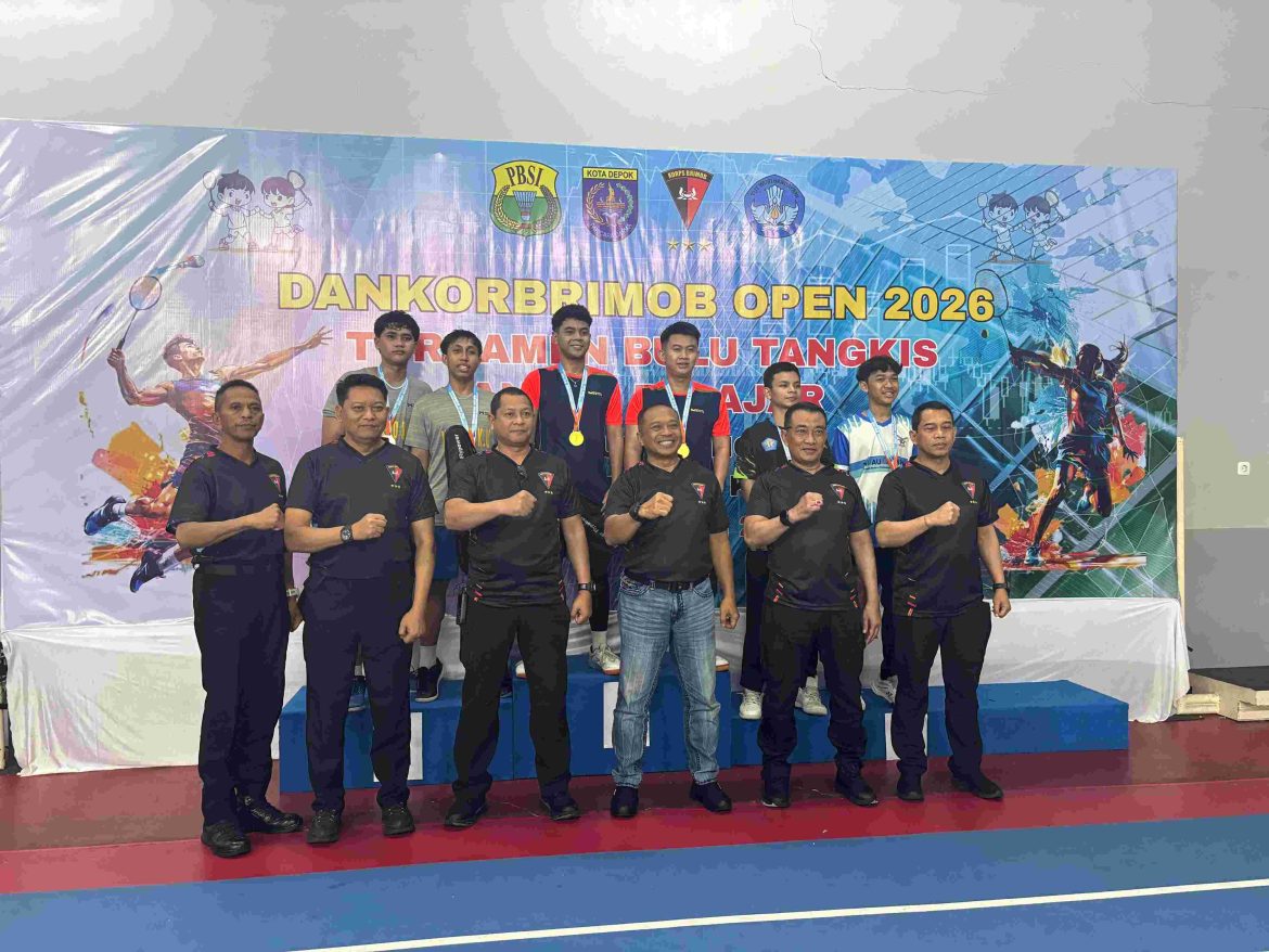Bulutangkis Pelajar Dankor Brimob Open 2026 Sukses Digelar