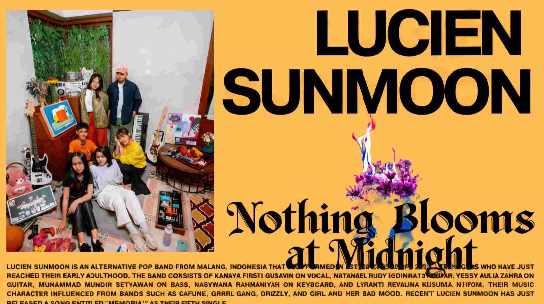 Lucien Sunmoon Buat Album Panjang Pertama “Nothing Blooms at Midnight” 